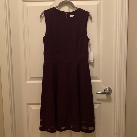 Calvin Klein Dresses & Skirts - NWT Calvin Klein Burgundy Dress